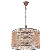 Fredericia Bauble Crystal Chandelier Rustic Amber Glass