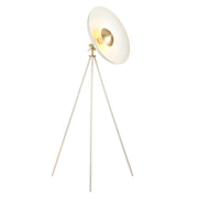 Hubble 1Lt Tripod Floor Lamp - Brass/Black