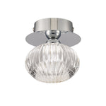 Elegance Indoor Semi Flush Ceiling Light - Chrome Finish