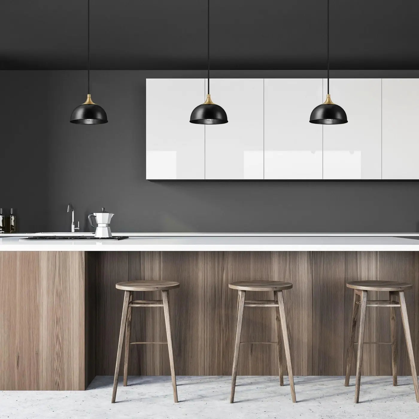 Chelsea Dome Pendant - Various Shades