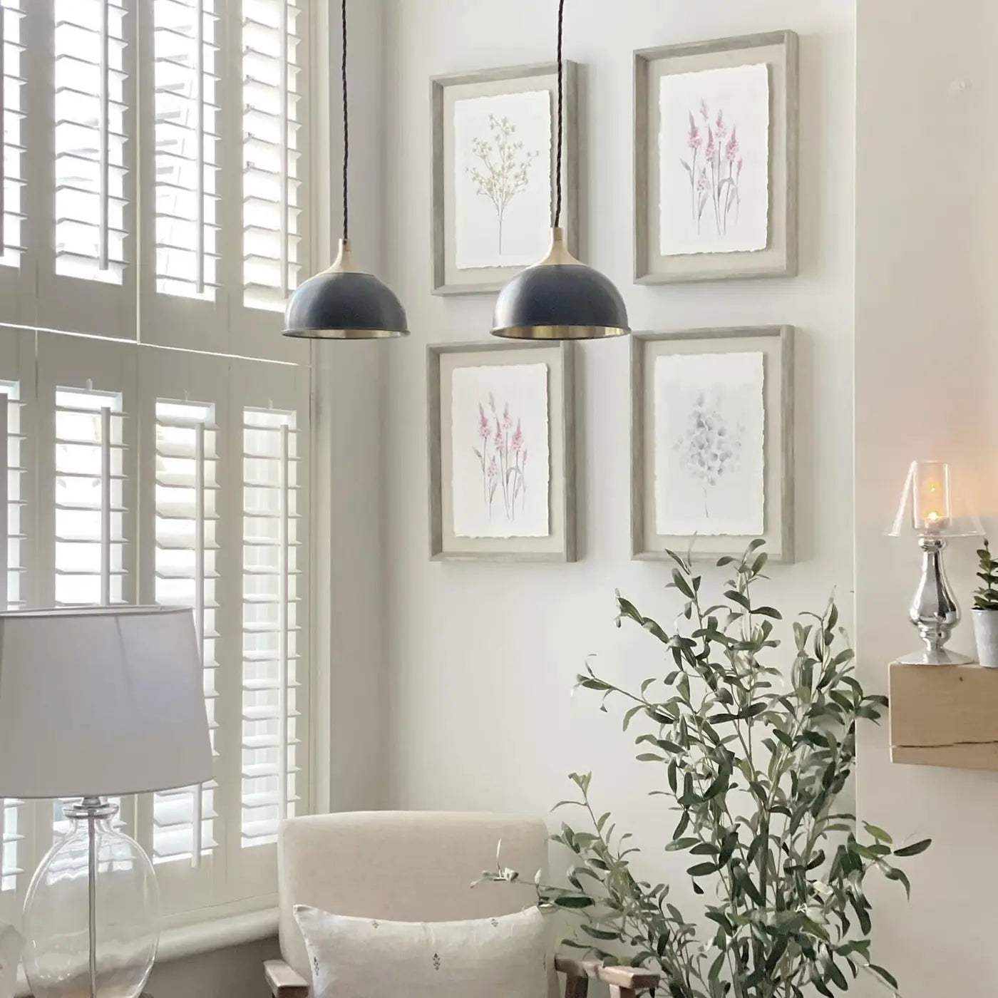 Chelsea Dome Pendant - Various Shades