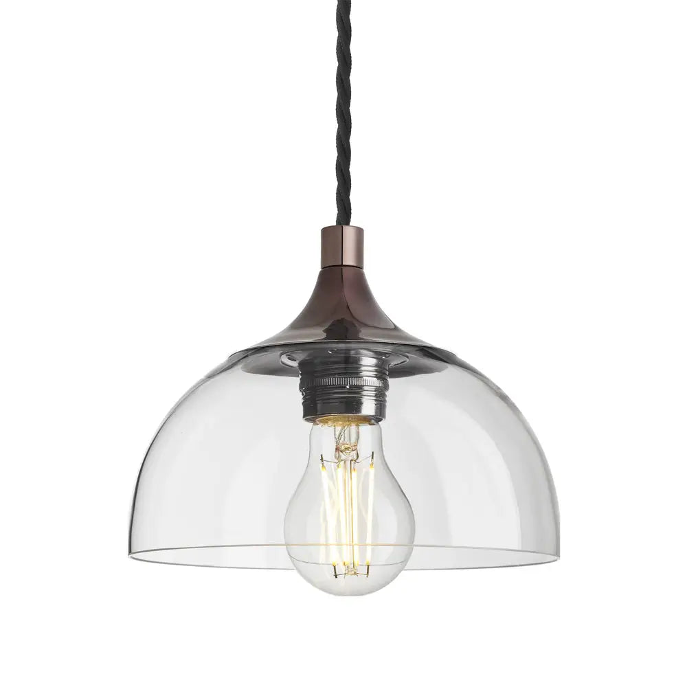 Chelsea Glass Globe/Dome Pendant Light - Various Finishes