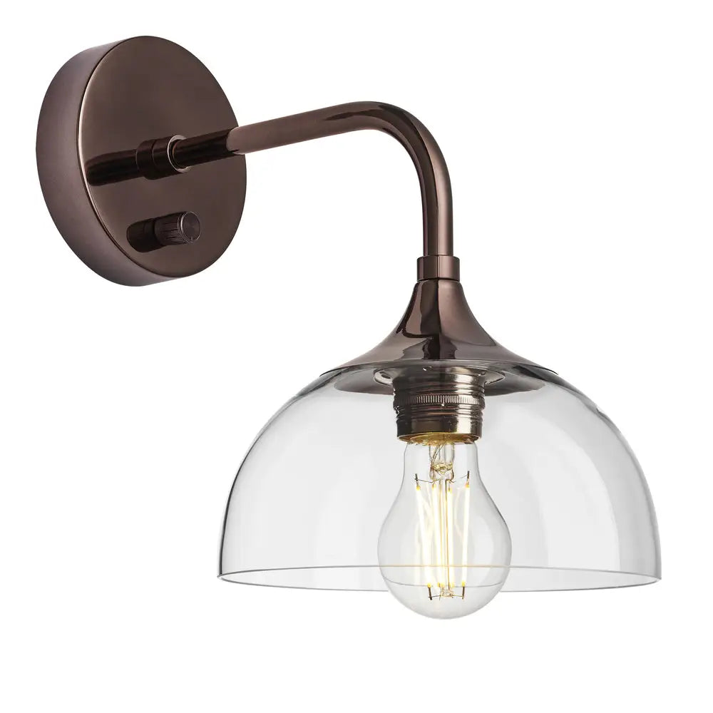 Chelsea Glass Globe/Dome Wall Light - Various Finishes