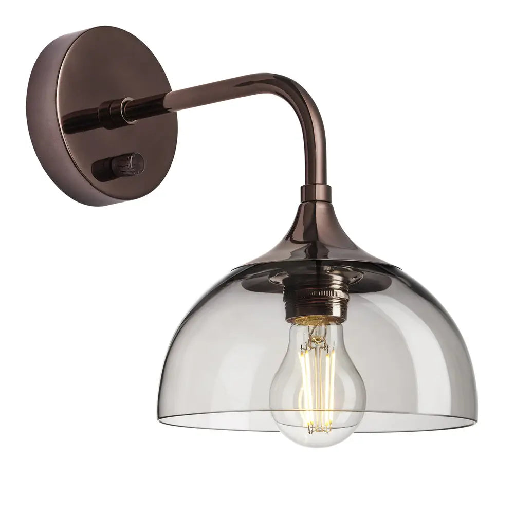 Chelsea Glass Globe/Dome Wall Light - Various Finishes
