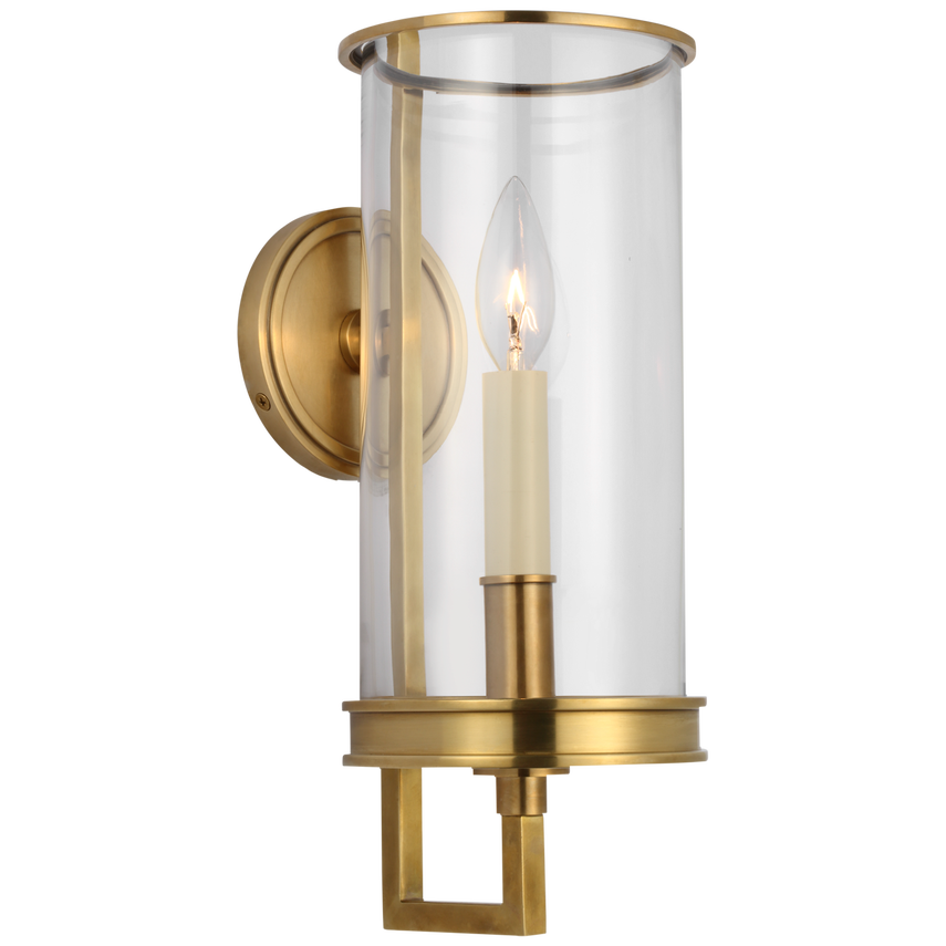 Glendon Hurricane Sconce - Brass/Bronze