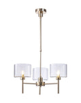Cassis 3Lt Telescopic/Semi Flush Multi-Arm Pendant - Various Styles