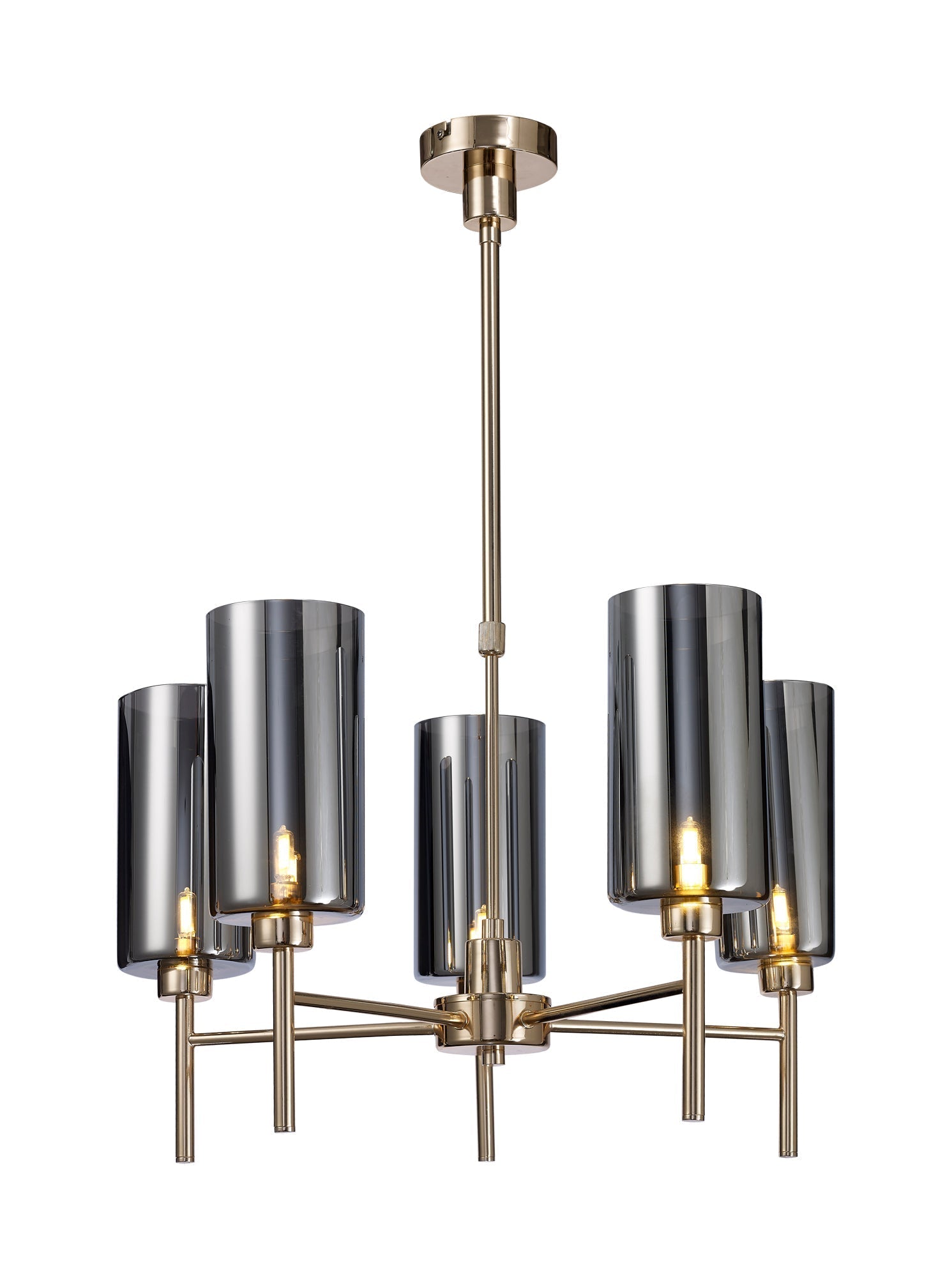 Cassis 5Lt Telescopic/Semi Flush Multi-Arm Pendant - Various Styles