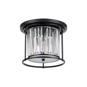Massa Bathroom Flush Ceiling Light- Black, Polished Nickel, Gold Finishes