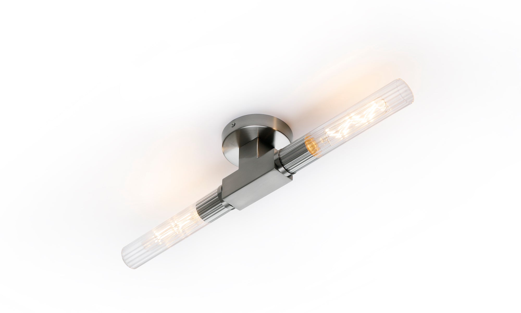 Asti 2/4 Light Ceiling, E27, IP44, Antique Brass/Satin Nickel/Satin Black Finish