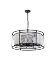 Massa 8/10Lt Crystal Ceiling Light/Semi Flush Convertible - Various FInish