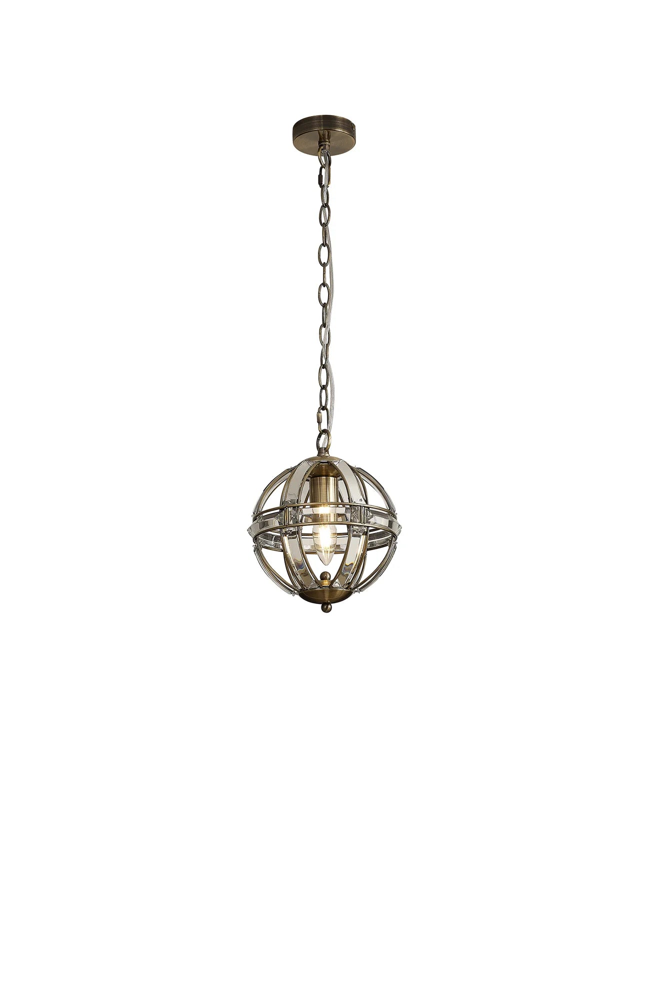 Orlando Round Pendant, 1/3/6 Light E27