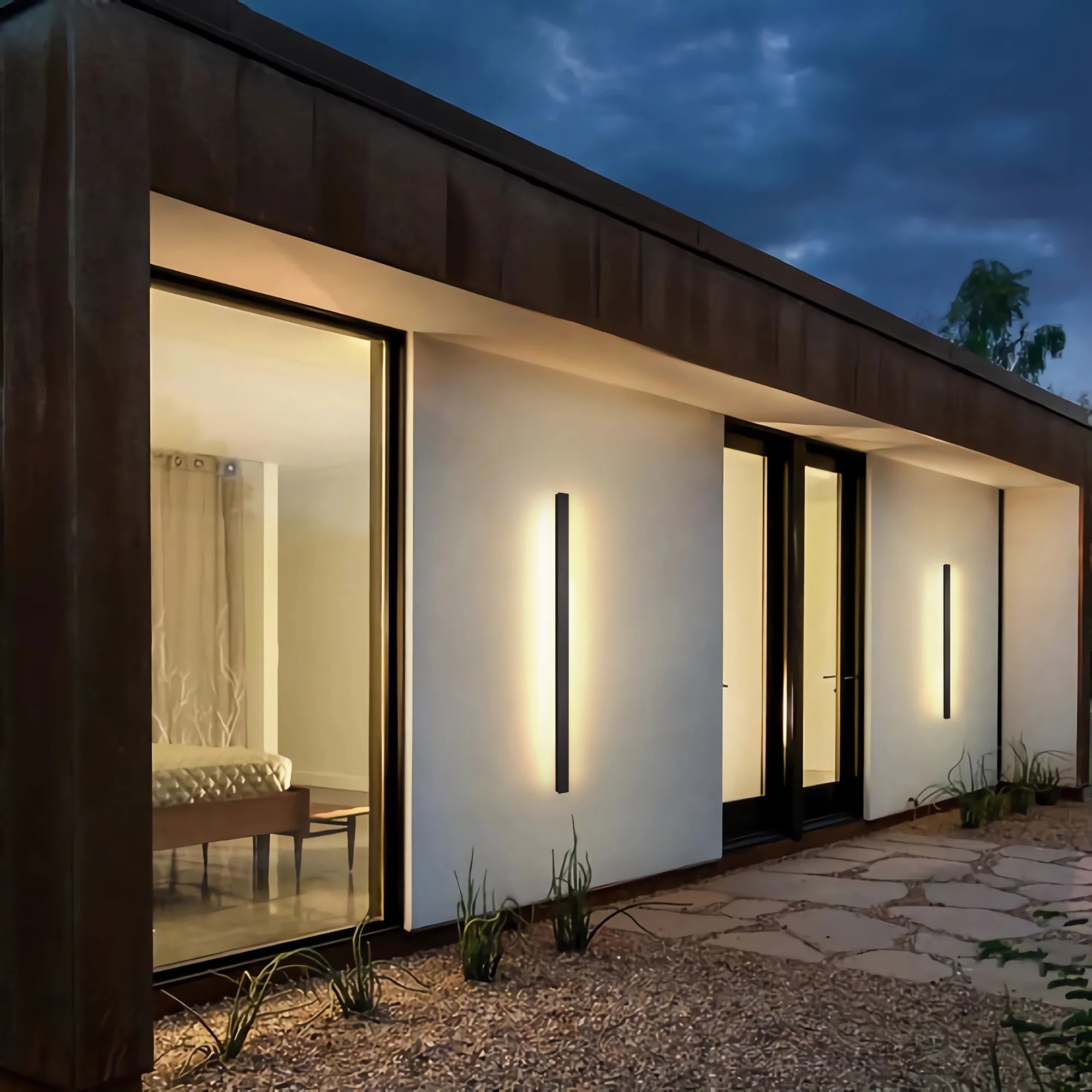 Creed 3000K LED Wall Lamp IP65 - Various Colours & Sizes