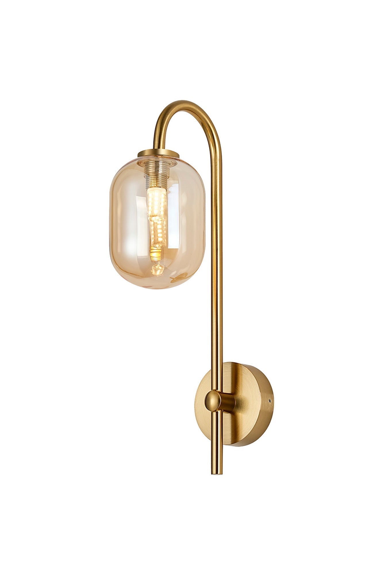 Roosevelt Curved Bathroom Wall Light IP44 - Various Styles