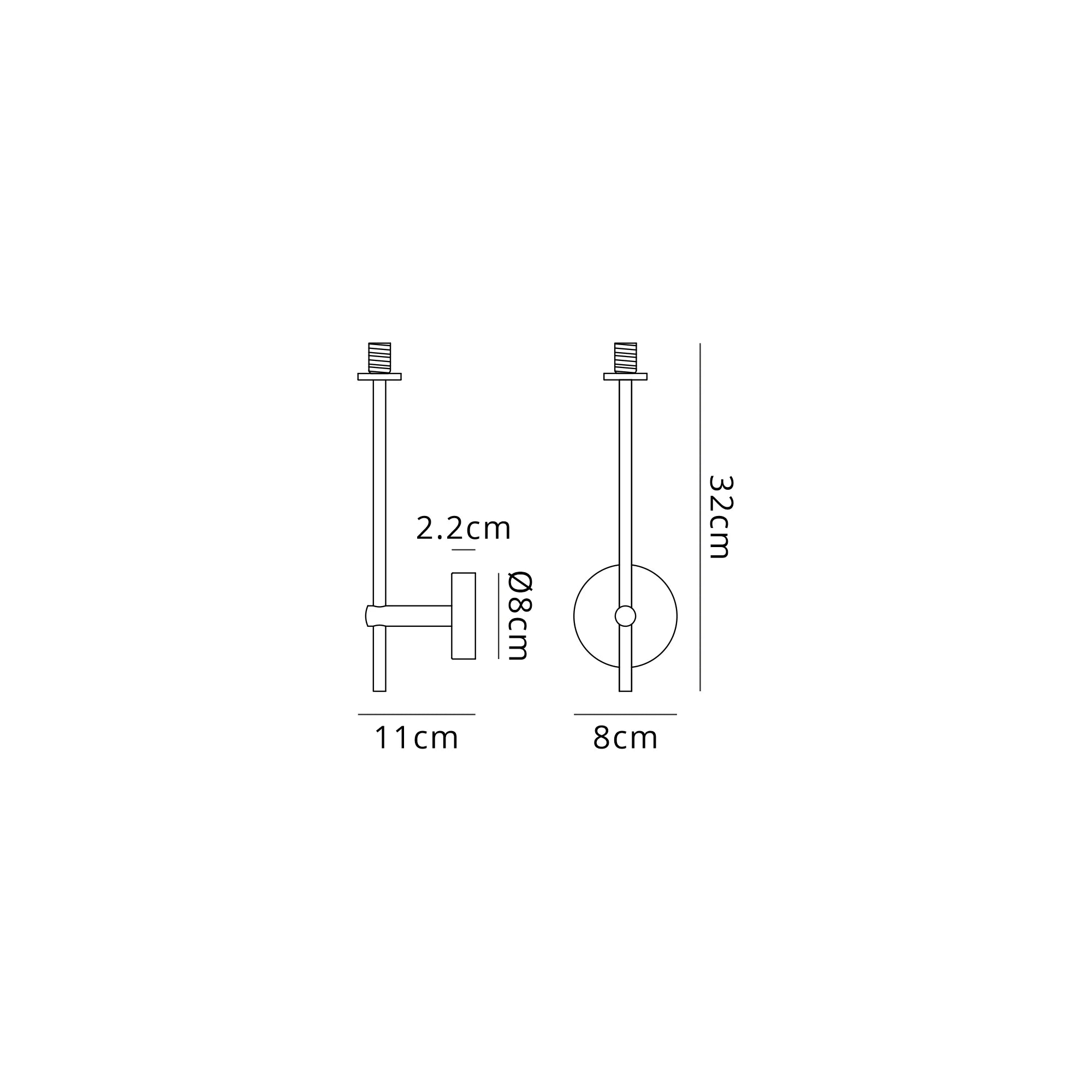 Roosevelt Tall  Bathroom Wall Light IP44 - Various Styles