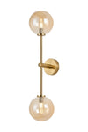 Roosevelt Tall  2Lt Bathroom Wall Light IP44 - Various Styles