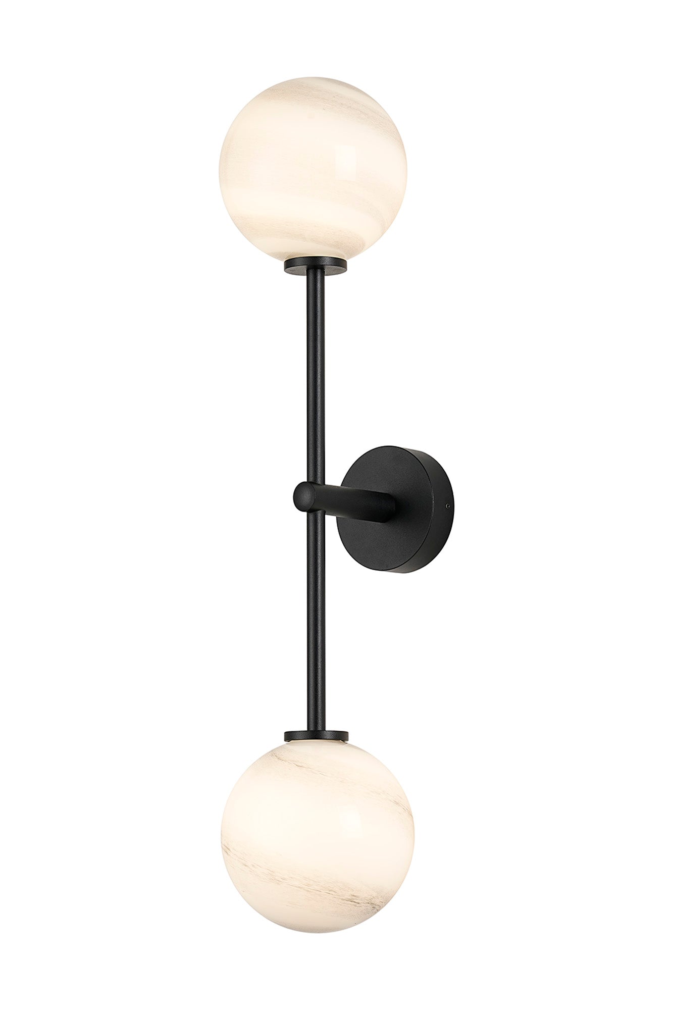 Roosevelt Tall  2Lt Bathroom Wall Light IP44 - Various Styles