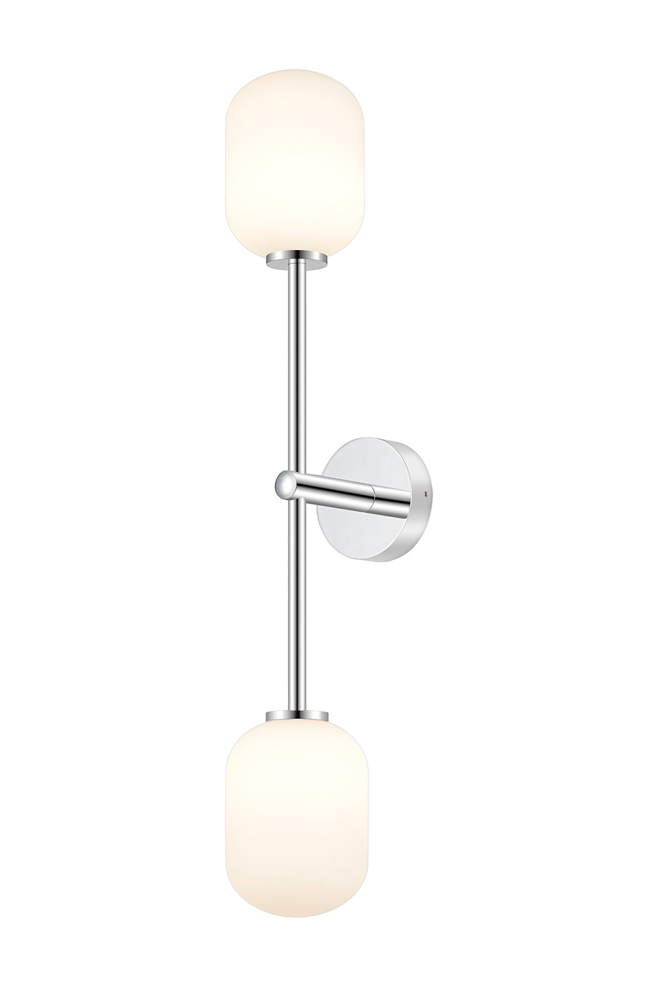 Roosevelt Tall  2Lt Bathroom Wall Light IP44 - Various Styles