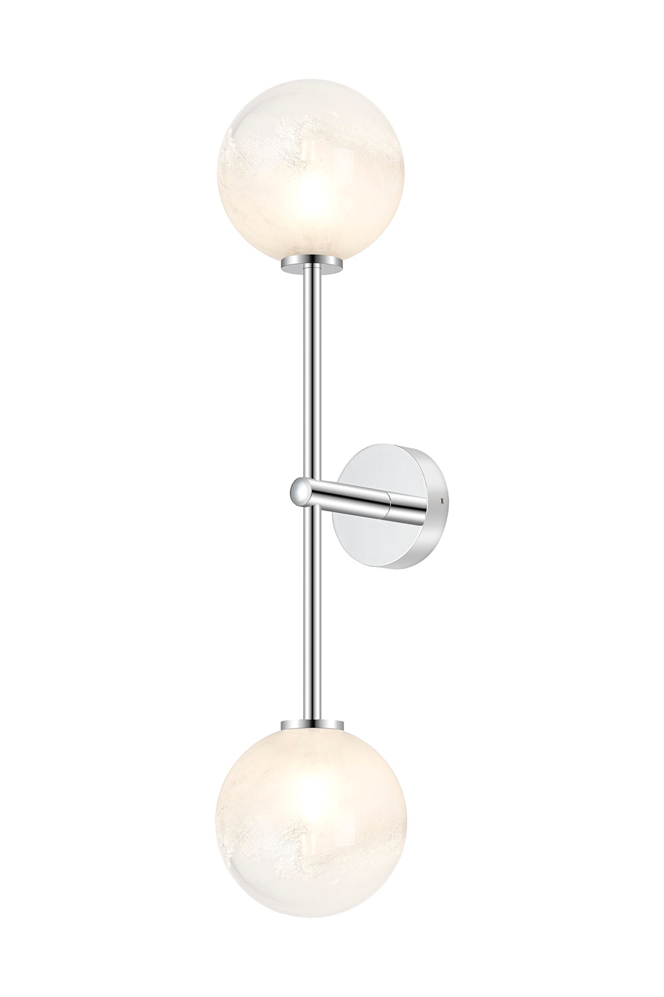 Roosevelt Tall  2Lt Bathroom Wall Light IP44 - Various Styles