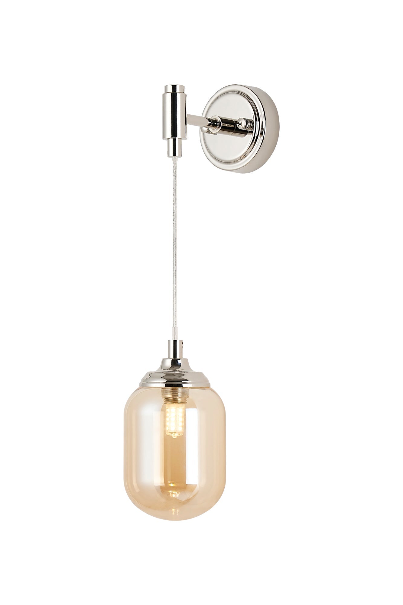 Earl 1Lt Adjustable Bathroom Wall Light IP44 -  Various Styles