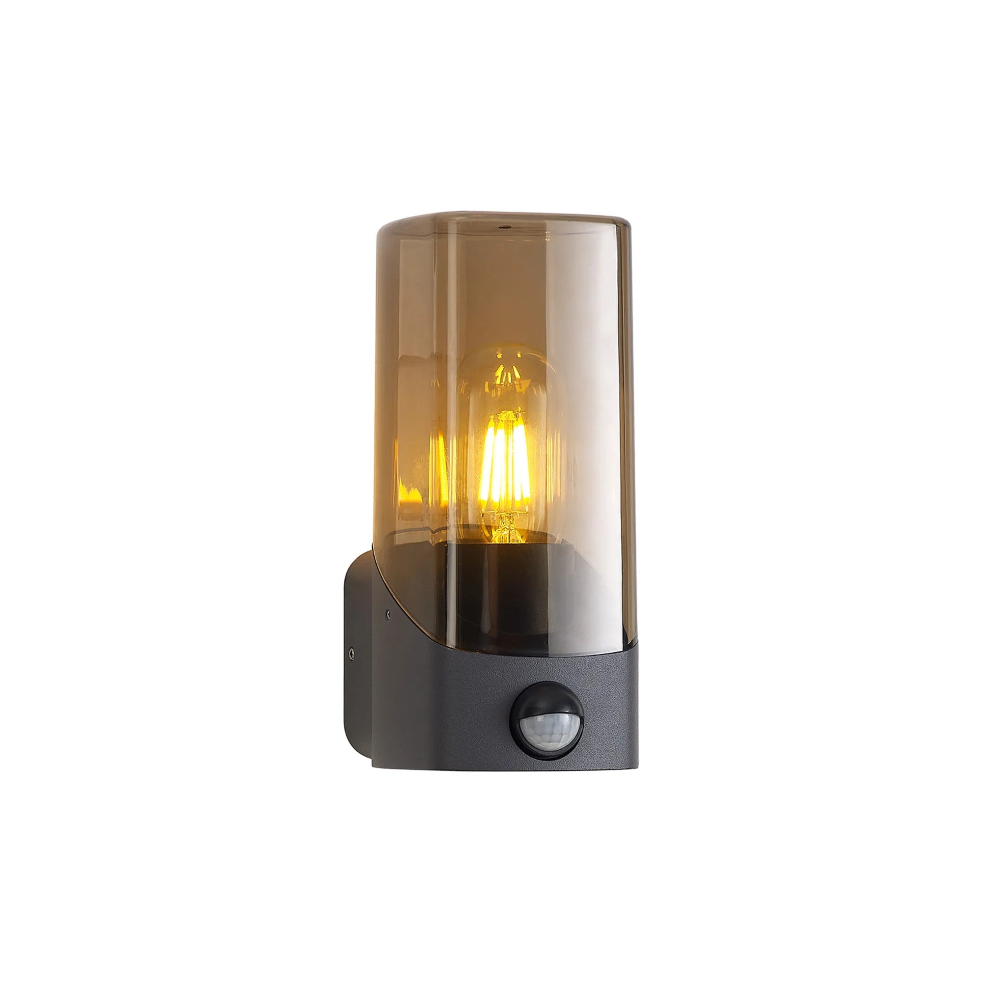 Argent 1Lt Outdoor Wall Lamp IP44 - Various Colours - PIR Sensor Optional