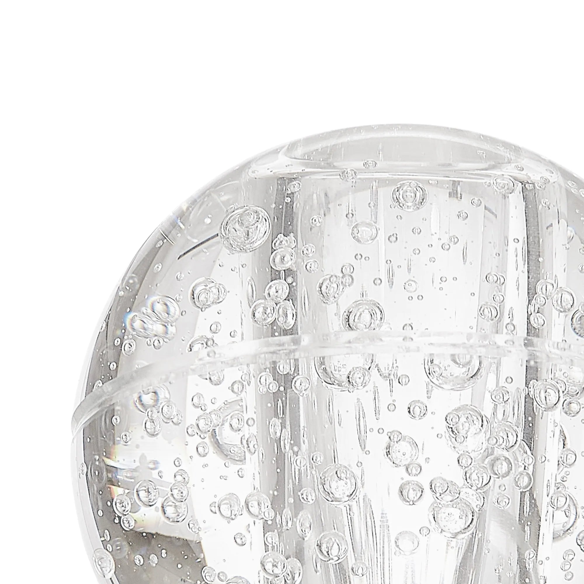 Ripon 62cm 40 Light G9 Bubble Glass 10 x 6m Round Multiple Pendant Polished Chrome / Clear Glass
