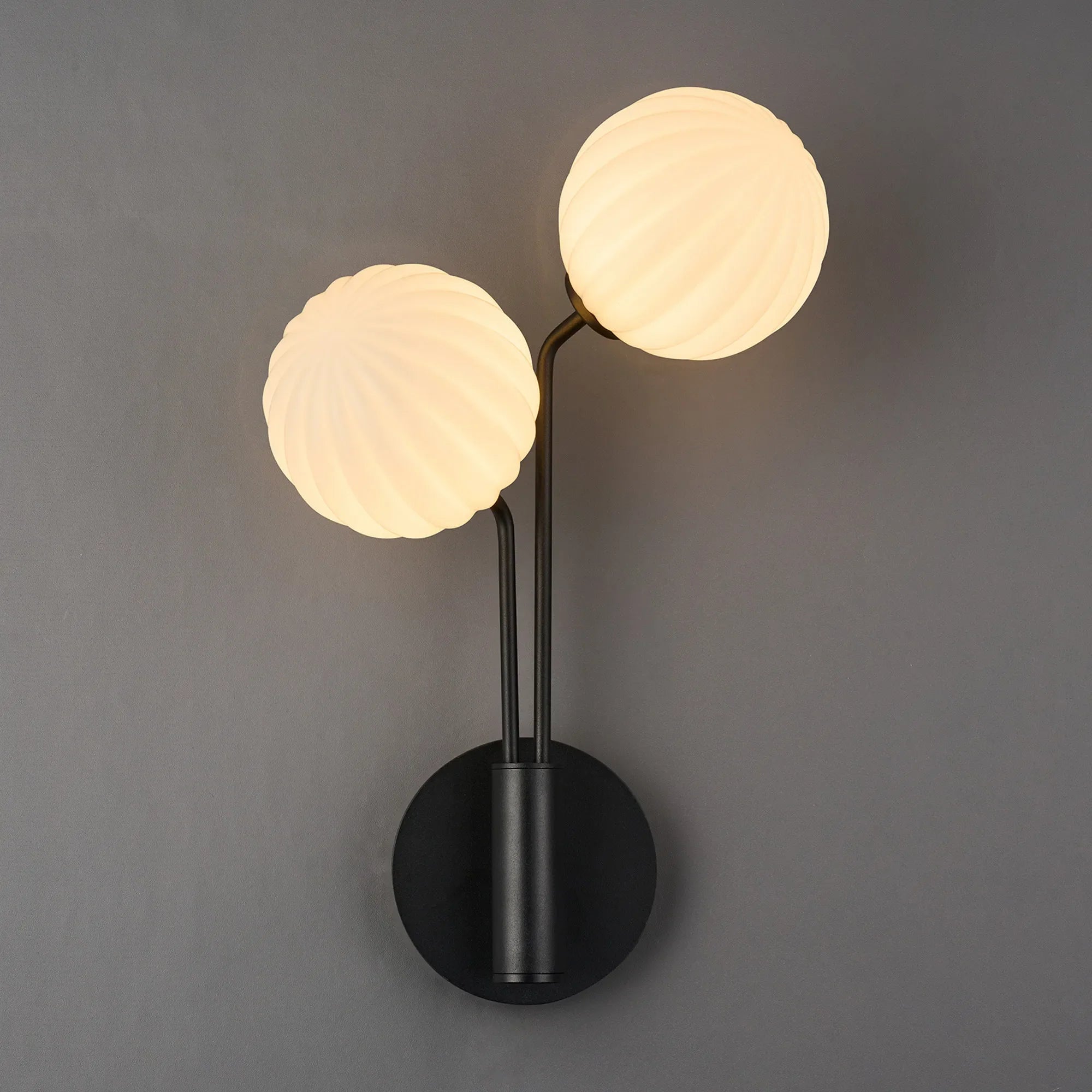 Caledon Wall Light, 2 Light G9 Various Glass Finishes