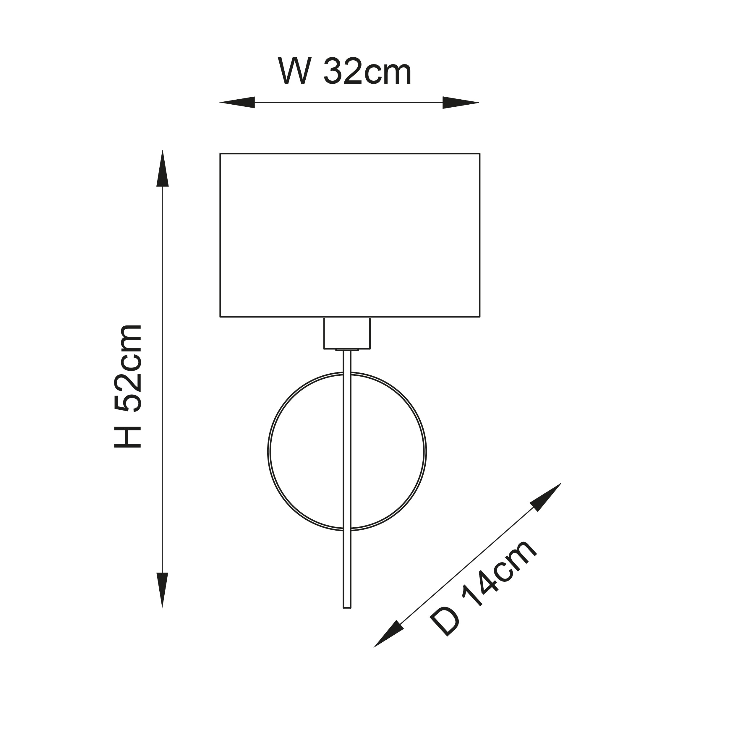 Faro Wall Light - Various Finishes