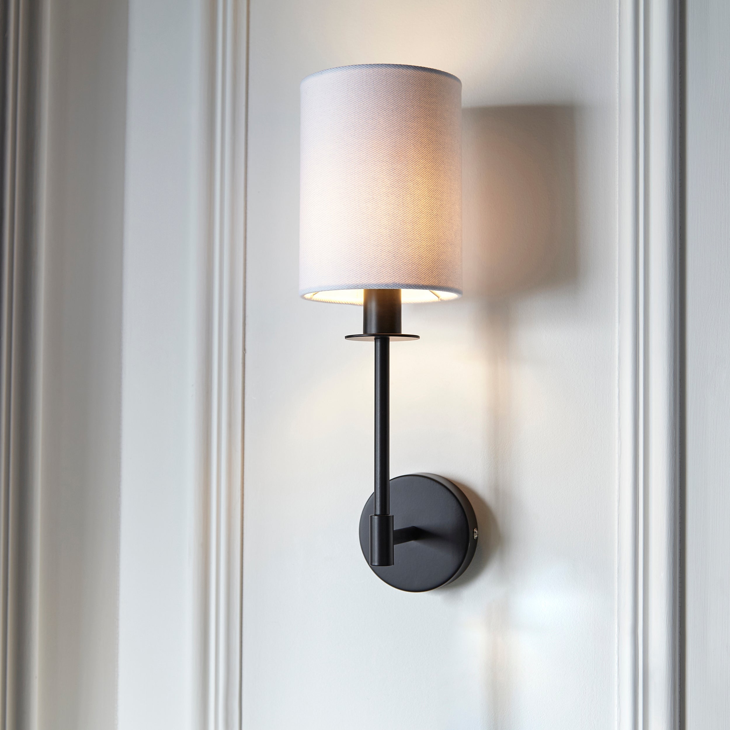 Erica Wall Light - Bright Nickel / Satin Brass / Matt Black
