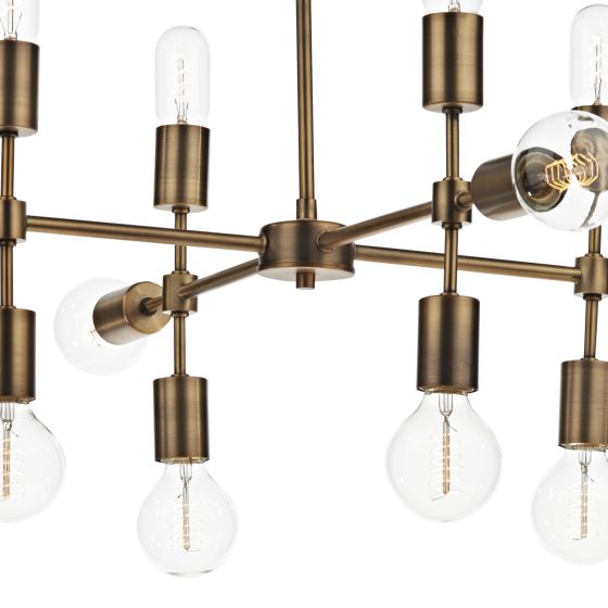 Code 12 Light Pendant- Old Gold