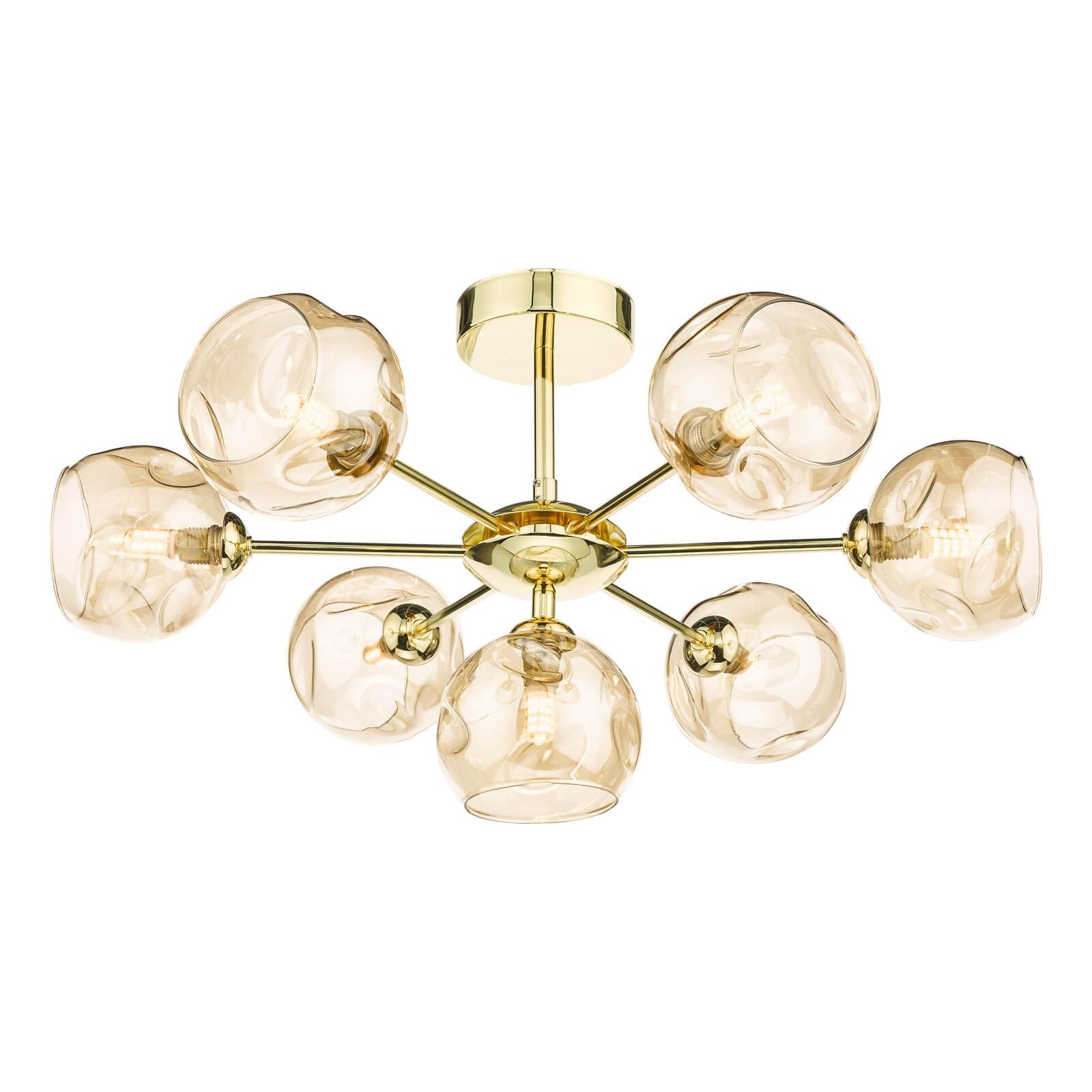 Cohen 7Lt Semi Flush - Various Colours