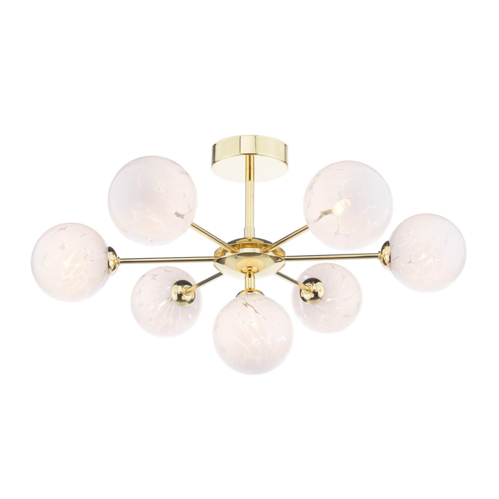 Cohen 7Lt Semi Flush - Various Colours