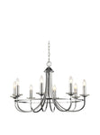 Lottie 5/8Lt Centre Light - Chrome/Bronze Finish