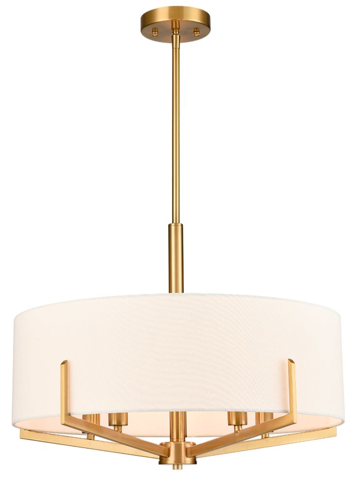 Sutton 5Lt Centre Ceiling Light /Flush Conversion - Cream Finish