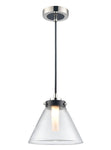 Conika Pendant IP44 - Matt Black And Polished Nickel/Aged Brass
