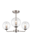Syston  3/5Lt Fitting In Satin Nickel