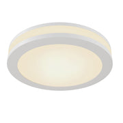 Phanton Rectangle/Round LED Flush Ceiling Light - Black/White Finish