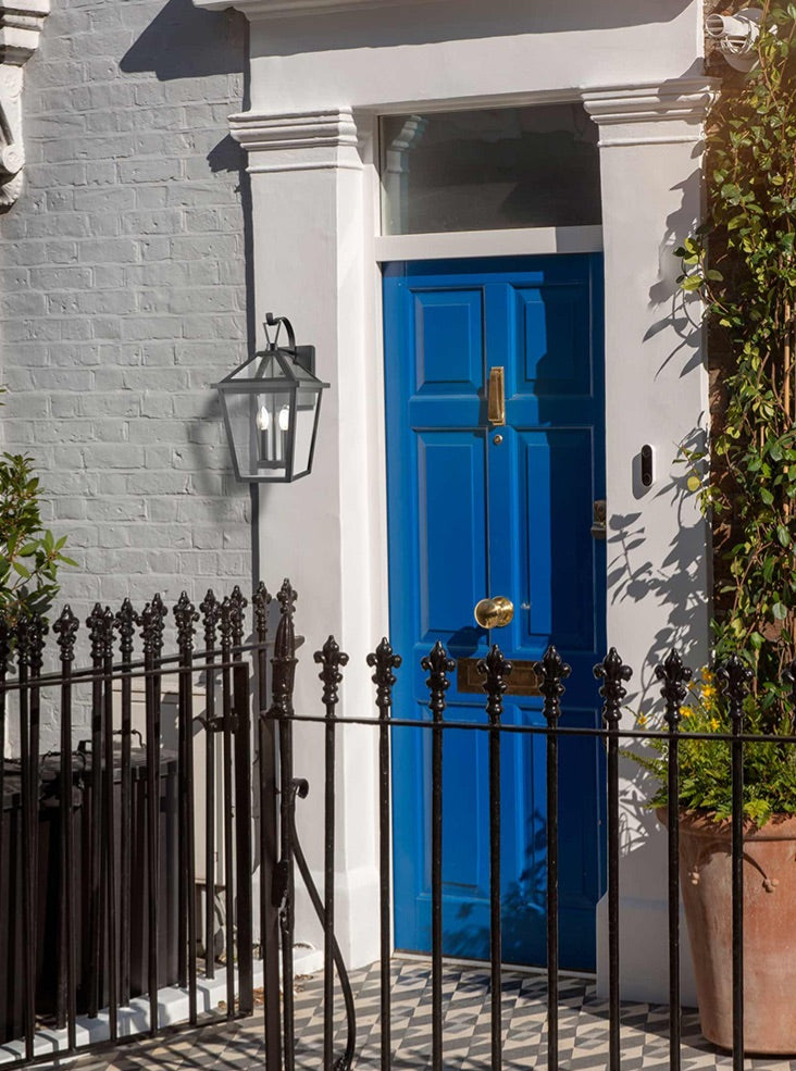 Catherby 2Lt Outdoor Wall Light - Matt Black