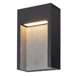 Outdoor LED Wall Light - Black Finish