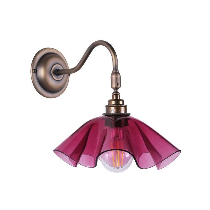 Ethel Glass Wall Light- Various Finishes