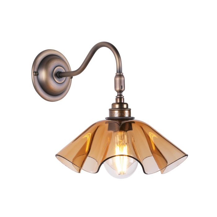 Ethel Glass Wall Light- Various Finishes