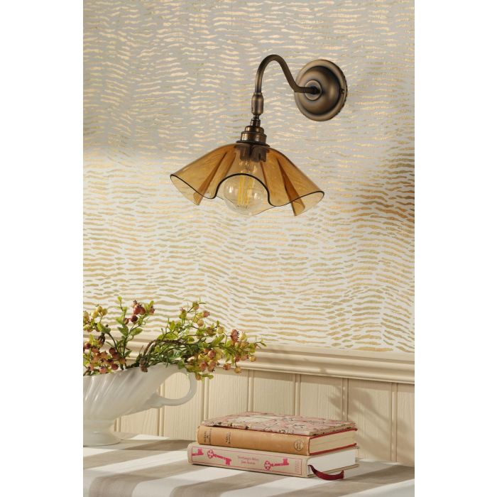 Ethel Glass Wall Light- Various Finishes