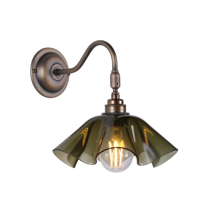 Ethel Glass Wall Light- Various Finishes