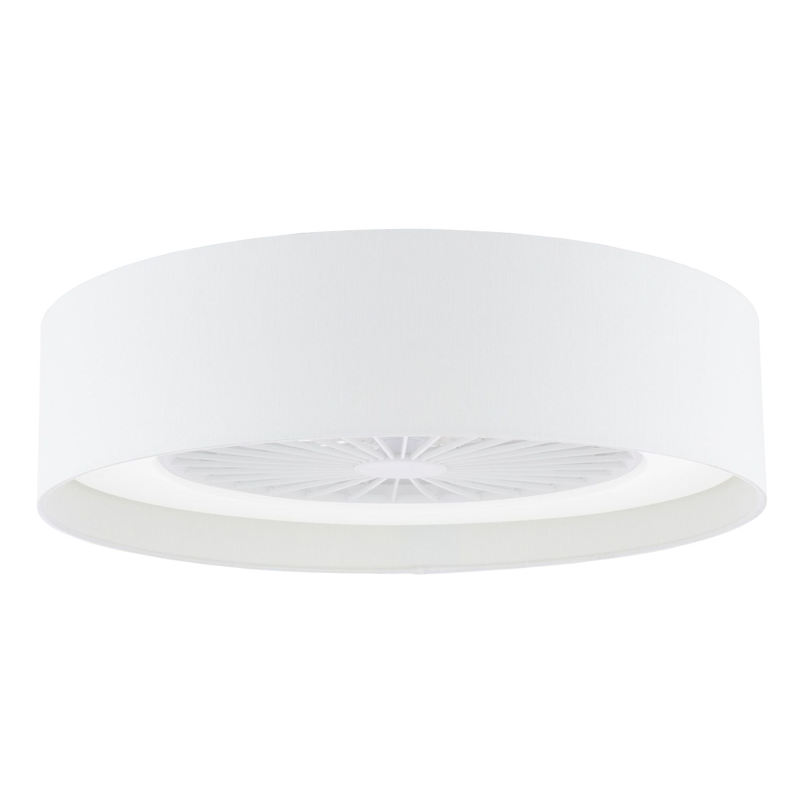 LED Fan Flush Shade- White/ Grey Finishes