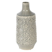 Soft Grey Dots Ceramic Vase - Small / Large