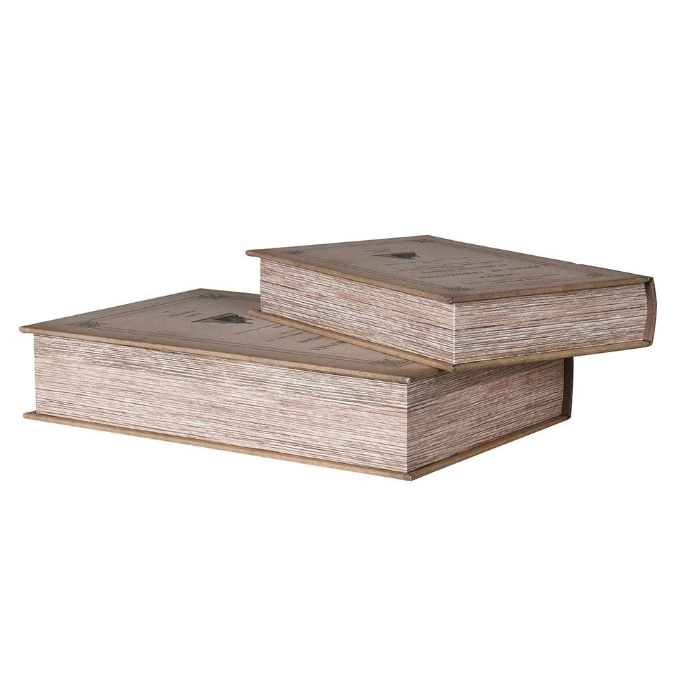Book Boxes - Set of 2 Various Colours
