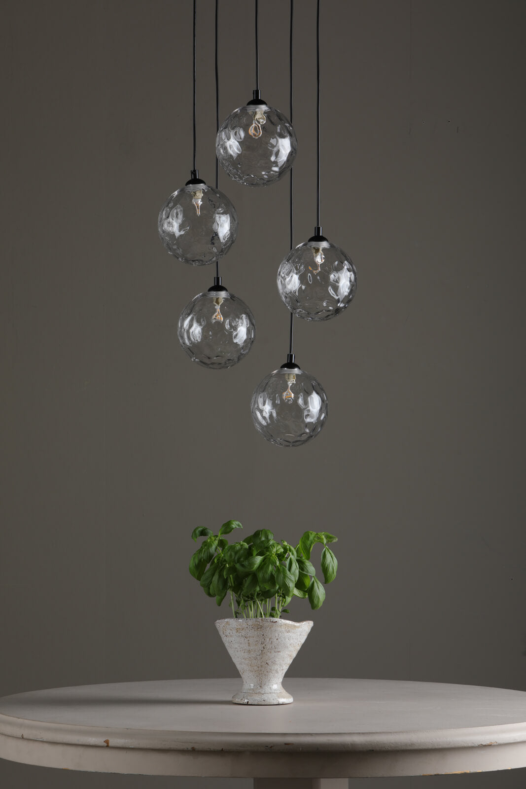 Federico 5 Light Cluster Pendant In Various Finishes G9