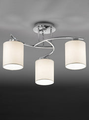 Hector 3/5Lt Indoor Semi Flush Ceiling Light - Chrome Finish