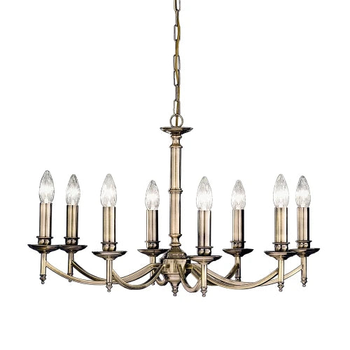 Camilla 3/5/8Lt Fitting - Bronze /Chrome Finish