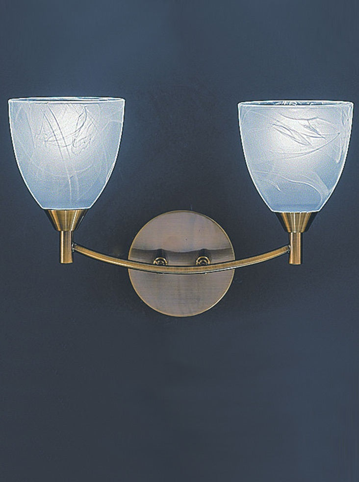 Emma 1/2Lt Wall Bracket - Chrome/Bronze Finish