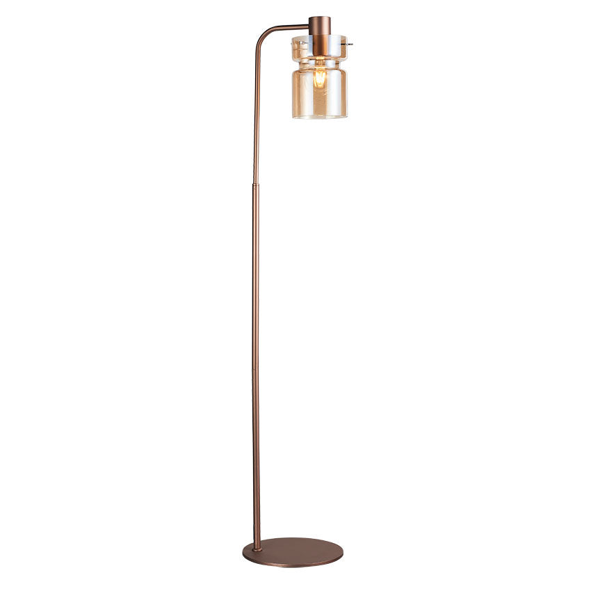 Camden Floor Lamp- Silver/ Grey/ Copper Finishes
